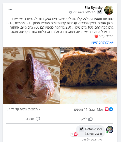 לחם מחמצת סער מור